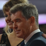 "A Long Way Down" costars Pierce Brosnan and Imogen Poots at the 2014 Berlinale film festival.